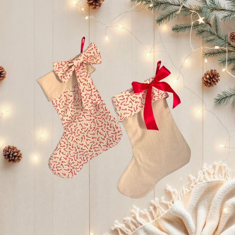 Personalised | CHRISTMAS STOCKING [CANDY CANE]