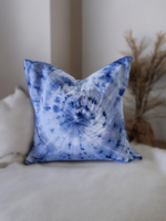 Deep Ocean Mottled Swirl | EUROPEAN CUSHION [IMPERFECTIONS]