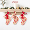 Mini Pink/ Bows | CHRISTMAS STOCKING