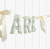 Personalised | HANDMADE BUNTING [GREEN GINGHAM]