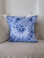 Deep Ocean Mottled Swirl | EUROPEAN CUSHION [IMPERFECTIONS]