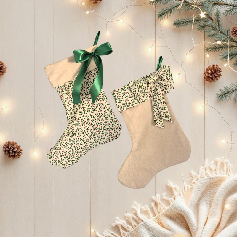 Personalised | CHRISTMAS STOCKING [MISTLETOE]