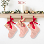 Mini Pink/ Bows | CHRISTMAS STOCKING