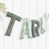 Personalised | HANDMADE BUNTING [GREEN GINGHAM/STRIPE]