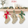 Mini Personalised | CHRISTMAS STOCKING [MISTLETOE]