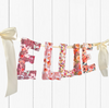 Personalised | HANDMADE BUNTING [DUSTY ROSE FLORAL]