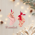 Mini Personalised | CHRISTMAS STOCKING [PINK/BOWS]
