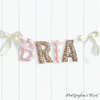 Personalised | HANDMADE BUNTING [PINK GINGHAM/FLORAL]