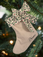 Mini Personalised | CHRISTMAS STOCKING [MISTLETOE]