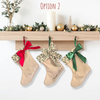 Mini Personalised | CHRISTMAS STOCKING [MISTLETOE]