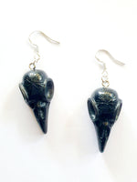 Black Raven Skull | EARRINGS