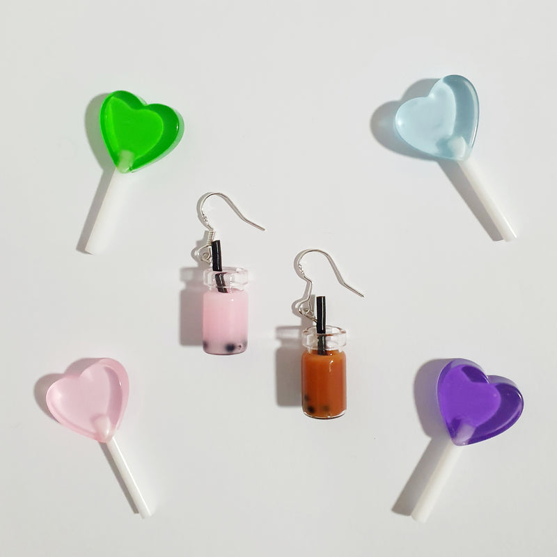 Mixed Boba Tea | EARRINGS