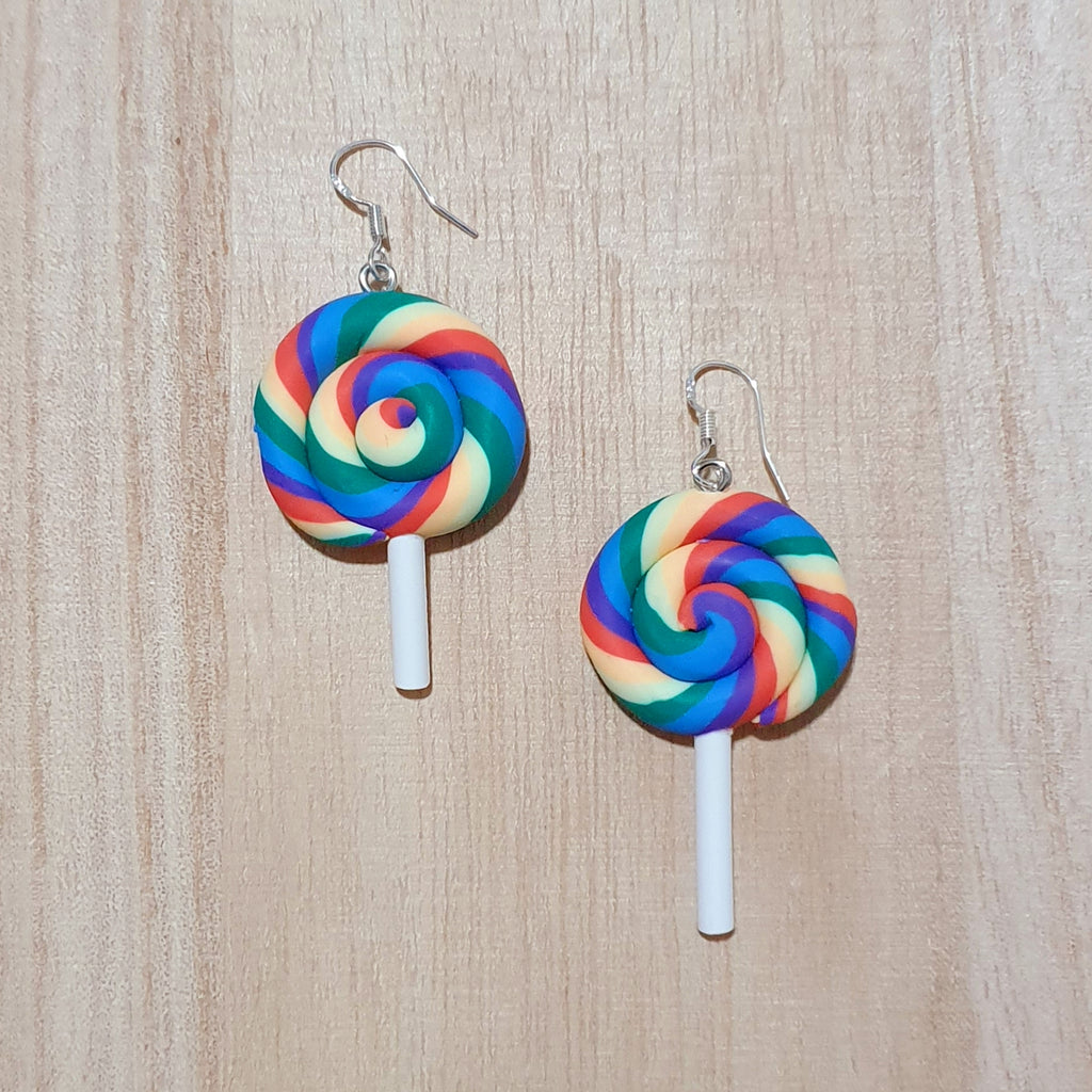 Rainbow Lollipop | EARRINGS