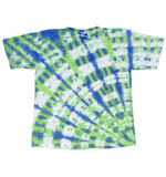 Green & Dark Blue Stripe | TIE DYE T-SHIRT