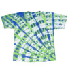 Green & Dark Blue Stripe | TIE DYE T-SHIRT