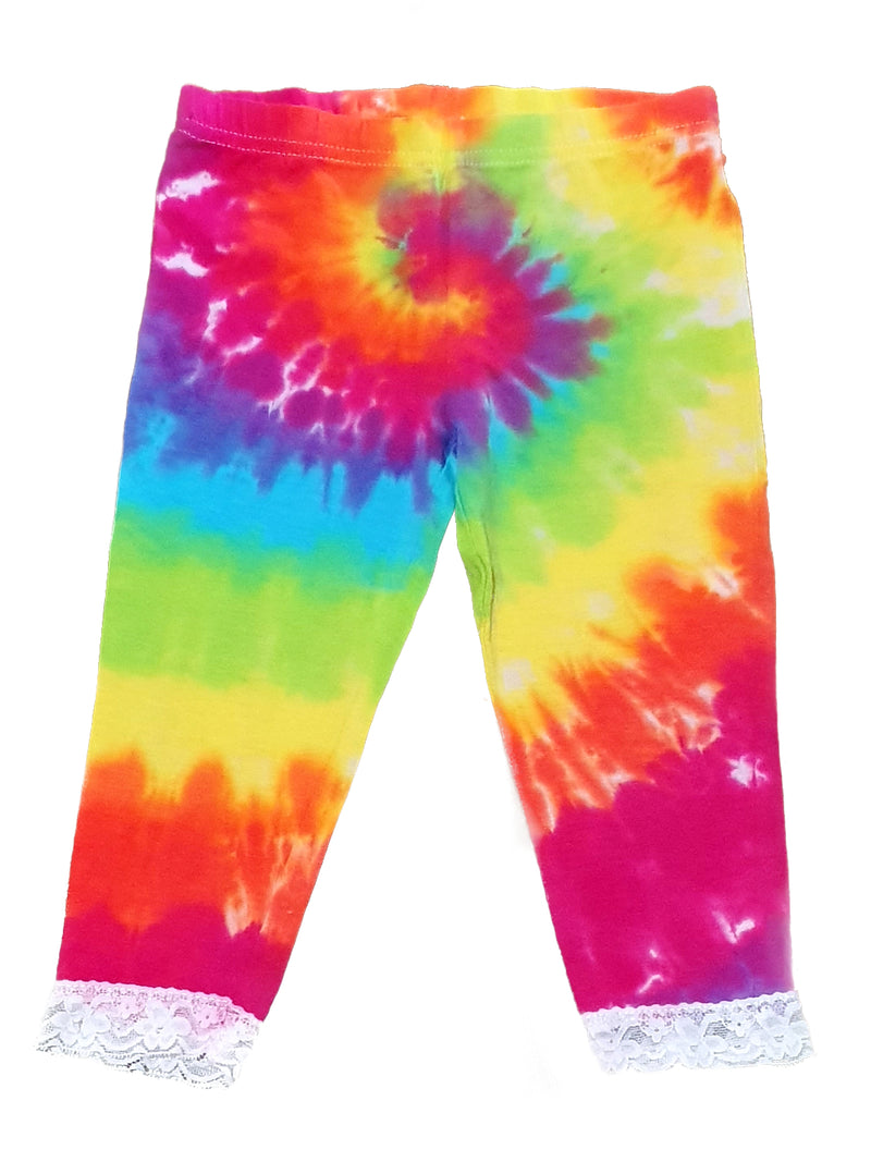 Rainbow 3/4 | TIE DYE TIGHTS [CHILDRENS]