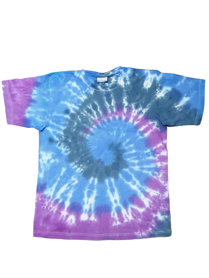 Blue, Purple & Black | TIE DYE T-SHIRT