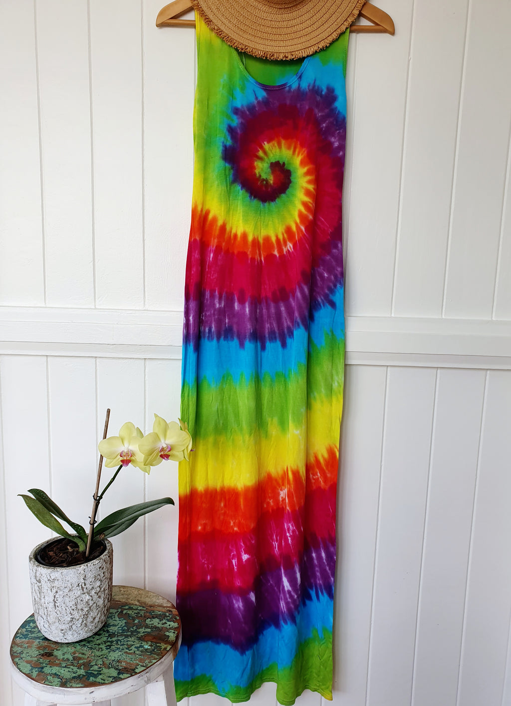 Rainbow Swirl | MAXI DRESS