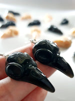 Black Raven Skull | EARRINGS