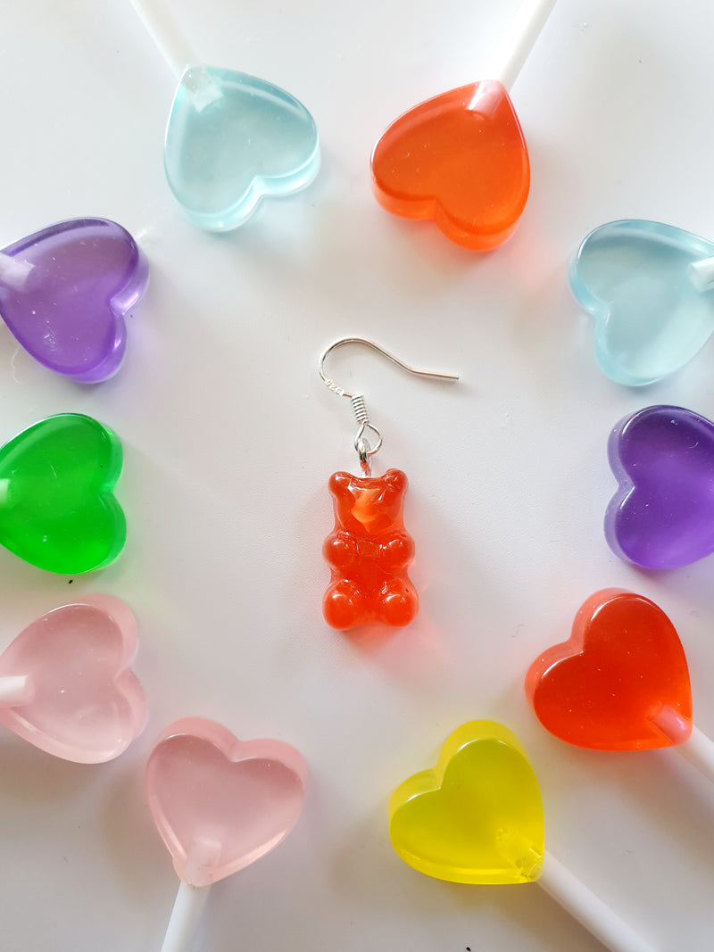 Gummy Bear [RED] | EARRING