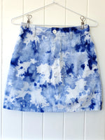 Rainfall Ice Dyed Mini Skirt